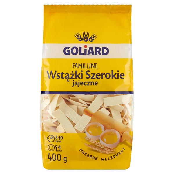 Goliard Makaron familijne wstążki szerokie jajeczne 400 g