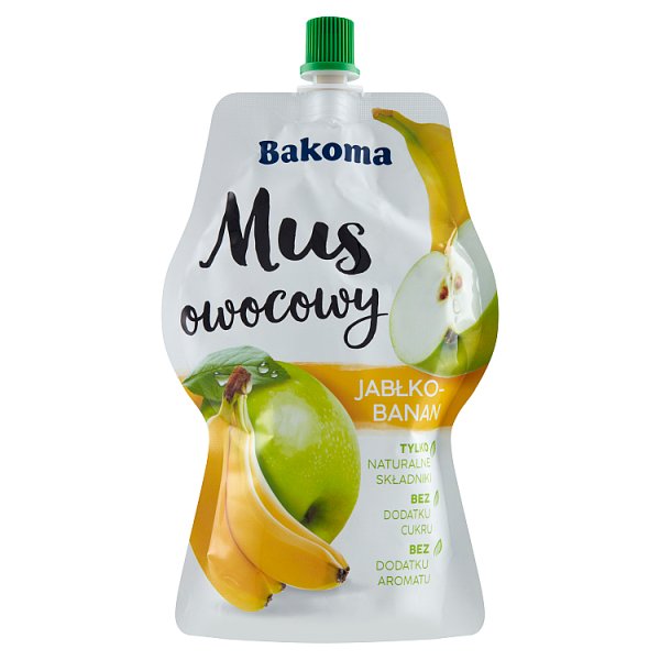 Bakoma Mus owocowy jabłko - banan 200 g