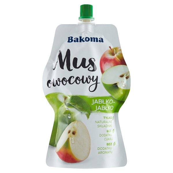 Bakoma Mus owocowy jabłko - jabłko 200 g