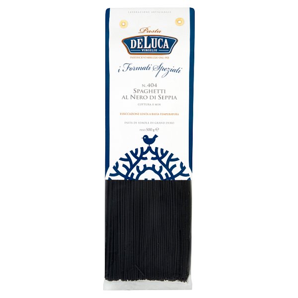 De Luca Makaron Spaghetti czarny 500 g