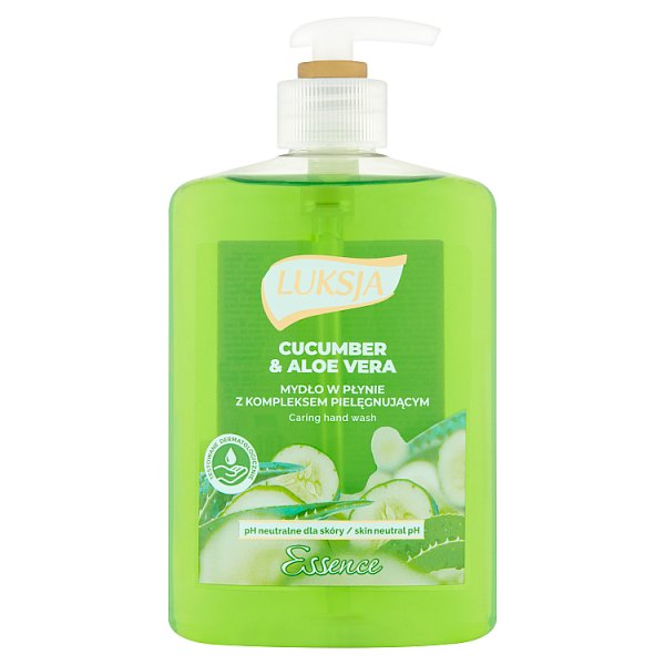 Luksja Essence Cucumber &amp; Aloe Vera Mydło w płynie 500 ml