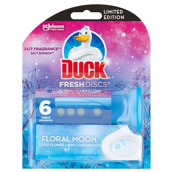 Duck Fresh Discs Floral Moon Żelowy krążek do toalety 36 ml