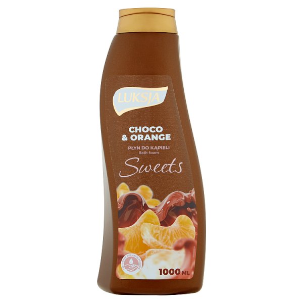 Luksja Sweets Choco &amp; Orange Płyn do kąpieli 1000 ml