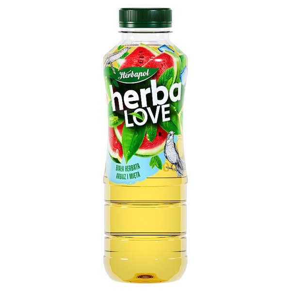 Herbapol HerbaLove Napój owocowo-herbaciany biała herbata arbuz i mięta 500 ml