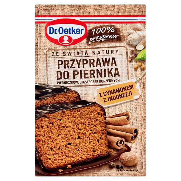 Dr. Oetker Ze świata natury Przyprawa do piernika pierniczków ciastek korzennych 15 g