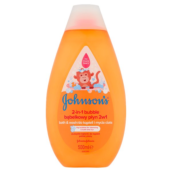 Johnson&#039;s Bąbelkowy płyn do kąpieli i mycia ciała 2w1 500 ml