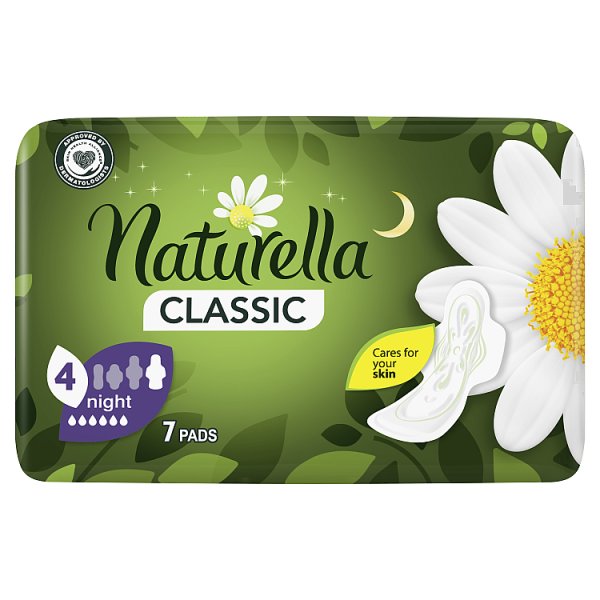 Naturella Classic Night Camomile Podpaski ze skrzydełkami x7