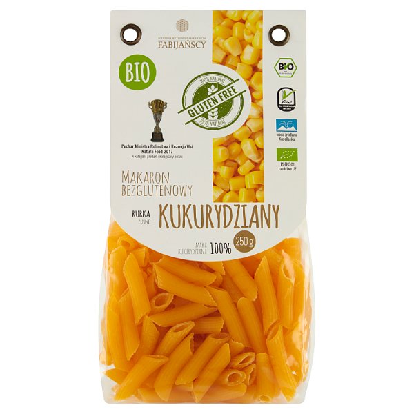 Makaron bezglutenowy kukurydziany rurka 250 g