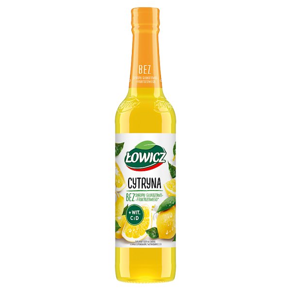 Łowicz Suplement diety w syropie o smaku cytrynowym 400 ml