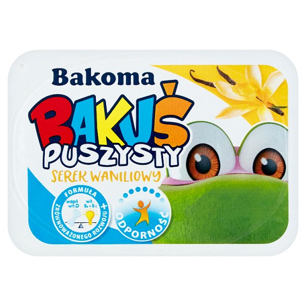 Bakoma Bakuś Puszysty serek waniliowy 90 g