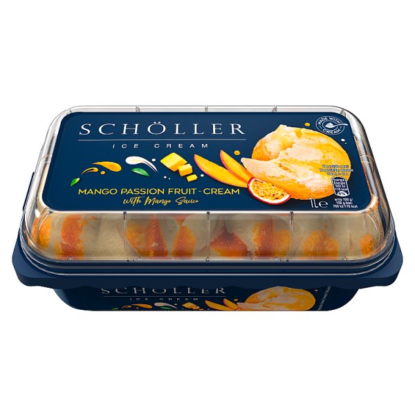 Schöller Lody śmietankowe i sorbet mango-marakuja z sosem mango 1 l