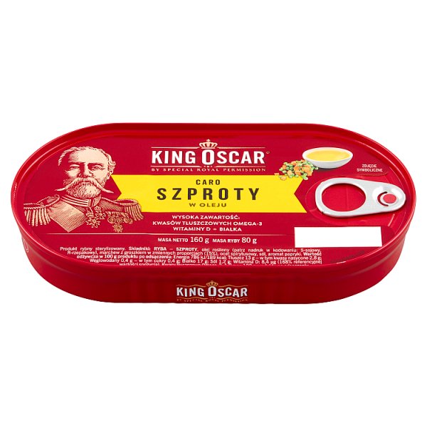 King Oscar Szproty w oleju Caro 160 g