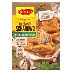 Winiary Pomysł na... Kotleciki schabowe w sosie z zielonym pieprzem 44 g