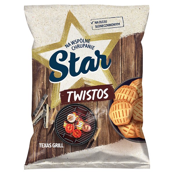 Star Twistos Przekąski ziemniaczane o smaku grillowanych warzyw 110 g