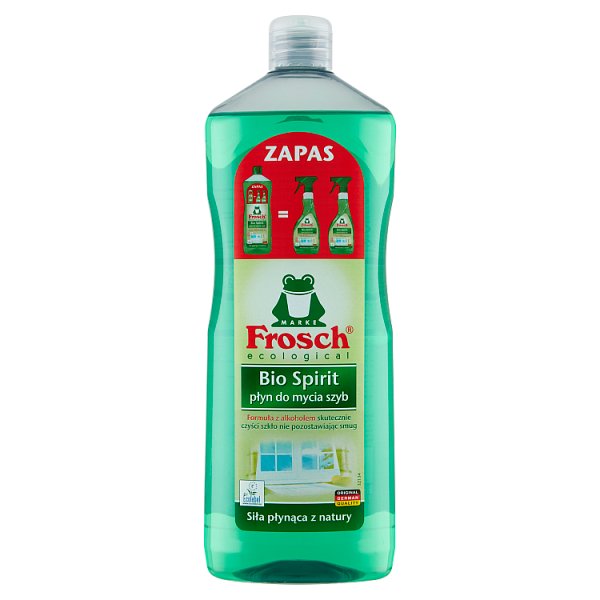 Frosch ecological Bio Spirit Płyn do mycia szyb zapas 1000 ml