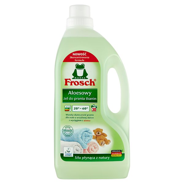 Frosch Aloesowy żel do prania tkanin 1,5 l (30 prań)