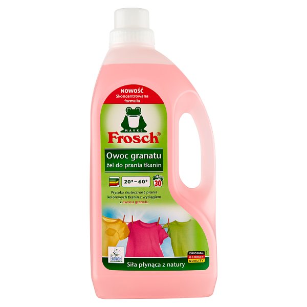 Frosch Owoc granatu żel do prania tkanin 1,5 l (30 prań)