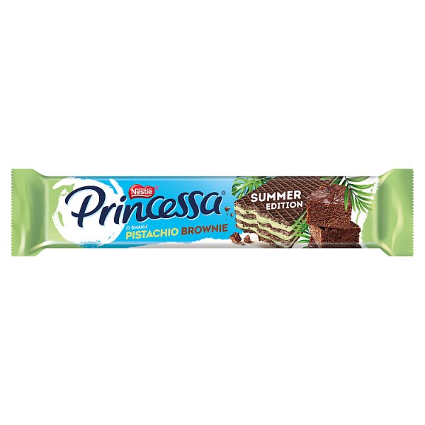 Princessa Kakaowy wafel przekładany kremem o smaku Pistachio Brownie 37 g