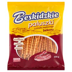 Beskidzkie Paluszki o smaku wędzonego bekonu 220 g