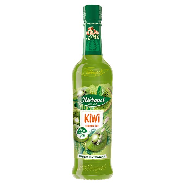 Herbapol Suplement diety syrop o smaku kiwi 420 ml