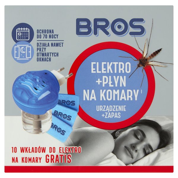 Bros Elektro + płyn na komary 40 ml