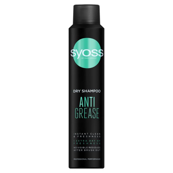 Syoss Anti Grease Suchy szampon do włosów przetłuszczających się 200 ml