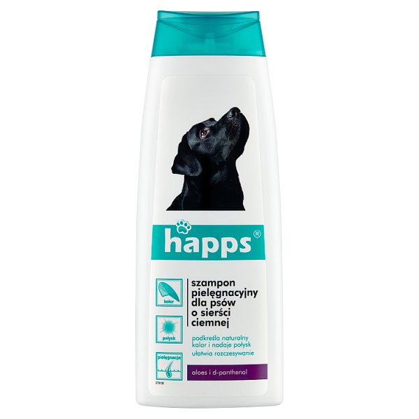 Happs Szampon pielęgnacyjny dla psów o sierści ciemnej 200 ml
