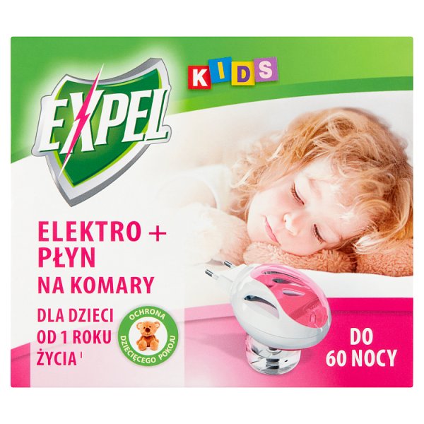 Expel Kids Elektro + płyn na komary 40 ml