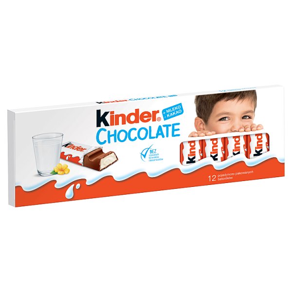 Kinder Chocolate Batonik z mlecznej czekolady z nadzieniem mlecznym 150 g