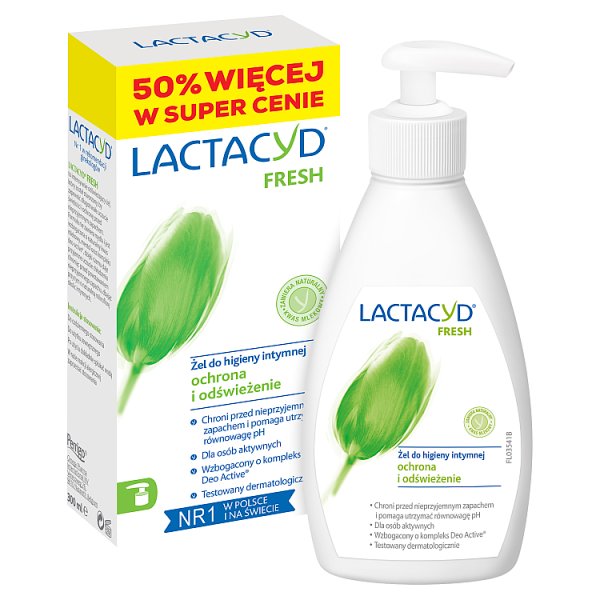 Lactacyd Fresh Żel do higieny intymnej 300 ml
