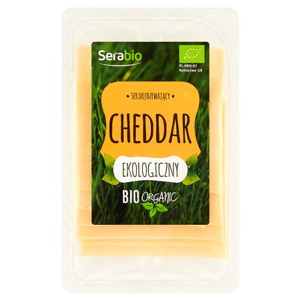 Serabio Ser dojrzewający cheddar ekologiczny 125 g