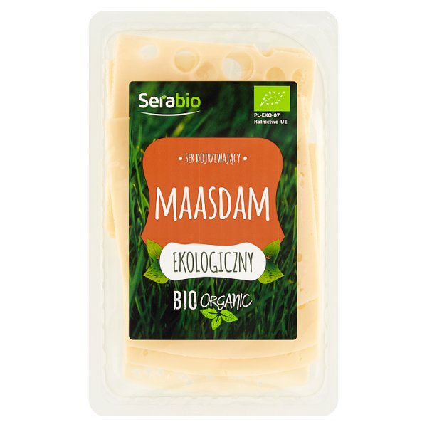 Serabio Ser dojrzewający maasdam ekologiczny 125 g