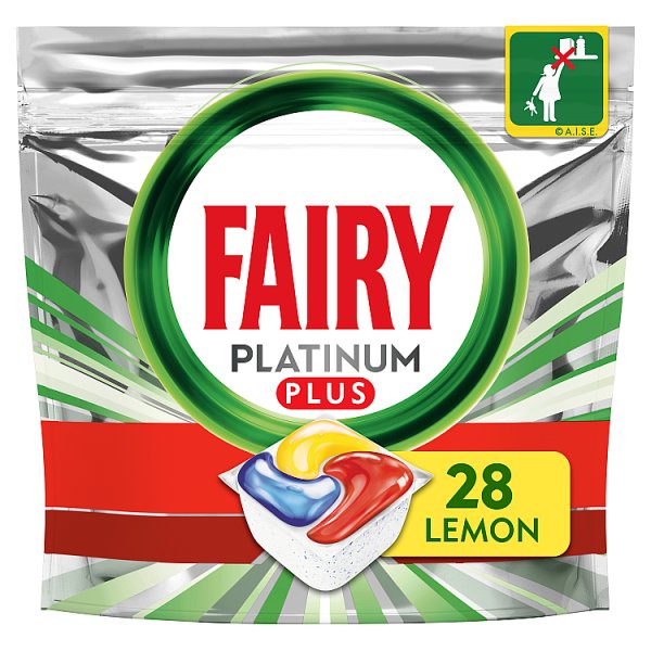 Fairy Platinum Plus All In One Cytryna Tabletki do zmywarki, x28