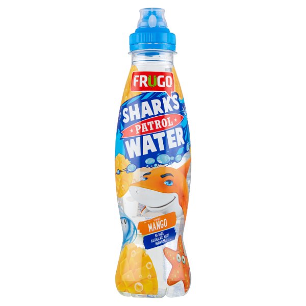 Frugo Sharks Patrol Water Napój niegazowany o smaku mango 500 ml