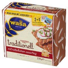 Wasa Pieczywo chrupkie żytnie na zakwasie 235 g