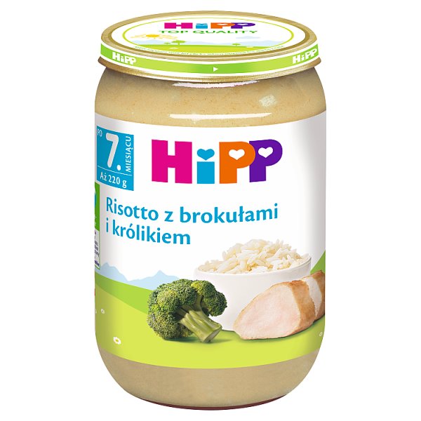 HiPP Risotto z brokułami i królikiem po 7. miesiącu 220 g