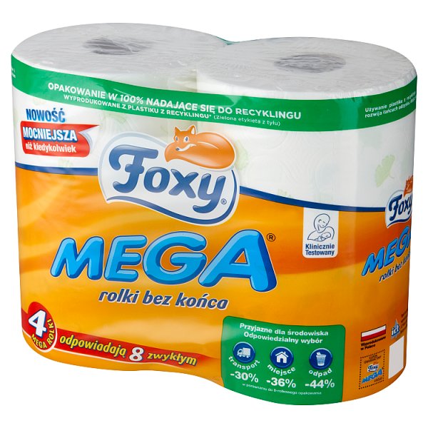 Foxy Mega Papier toaletowy 4 sztuki