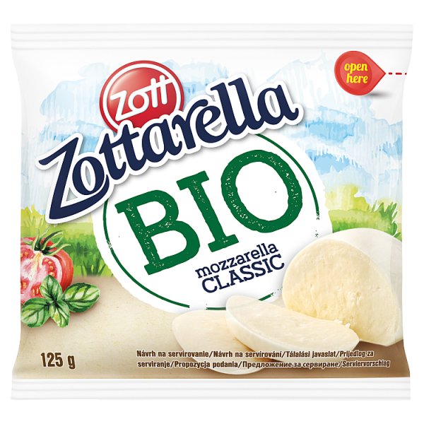 Zott Zottarella Bio Ser Mozzarella 125 g