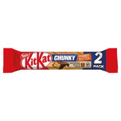 KitKat Chunky Paluszek waflowy pokryty kremem arachidowym w mlecznej czekoladzie 68 g (2 x 34 g)