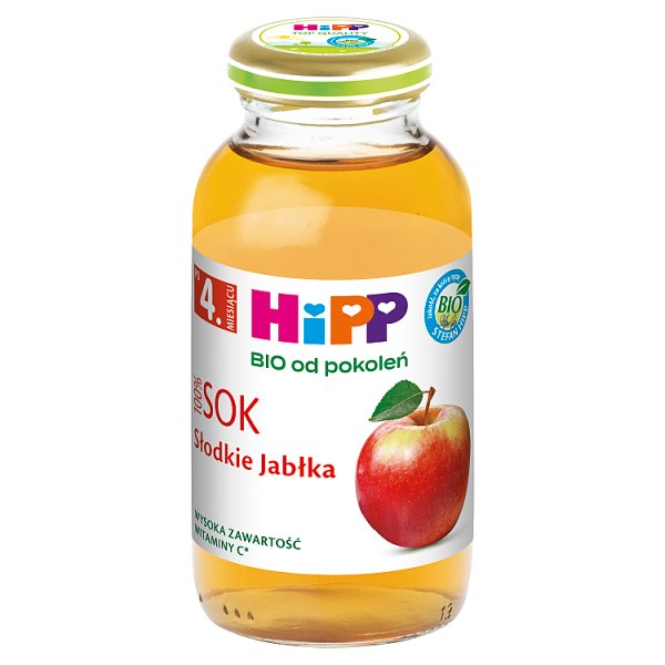 HiPP BIO Sok 100 % słodkie jabłka po 4. miesiącu 0,2 l
