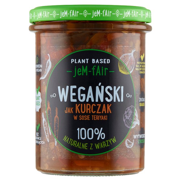 Jem Fair Wegański jak kurczak w sosie teriyaki 380 g