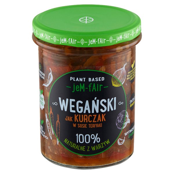 Jem Fair Wegański jak kurczak w sosie teriyaki 380 g