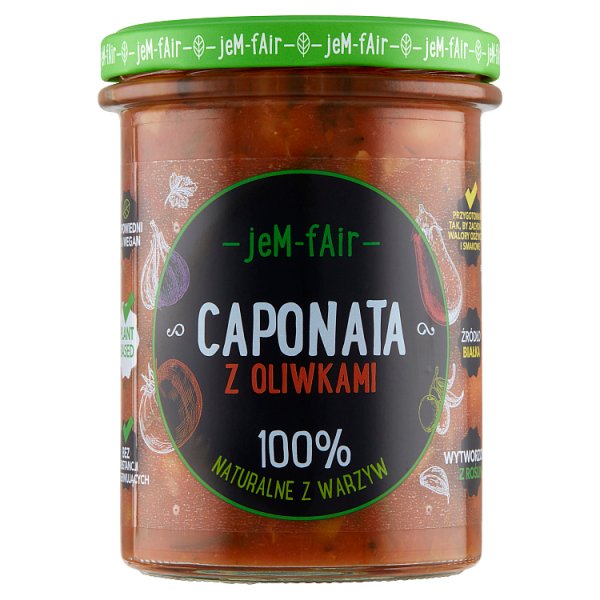 Jem Fair Caponata z oliwkami 380 g