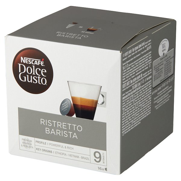 Nescafé Dolce Gusto Ristretto Barista Kawa w kapsułkach 112 g (16 x 7 g)