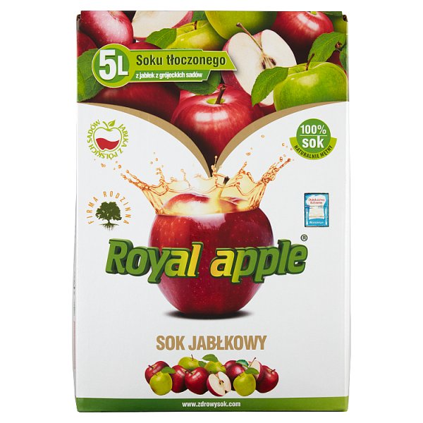 Royal apple Sok jabłkowy 5 l