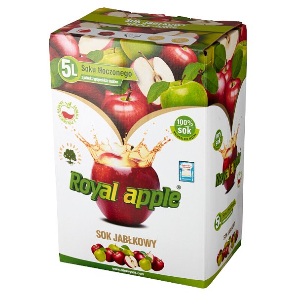 Royal apple Sok jabłkowy 5 l