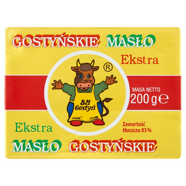 SM Gostyń Masło extra gostyńskie 200 g