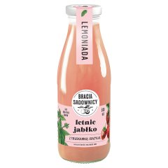 Bracia Sadownicy Lemoniada letnie jabłko z truskawką i bazylią 500 ml