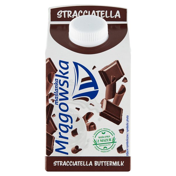 Mlekpol Maślanka Mrągowska stracciatella 500 ml