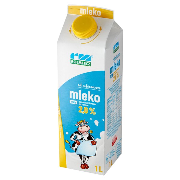 Rolmlecz Mleko 2,0 % 1 l